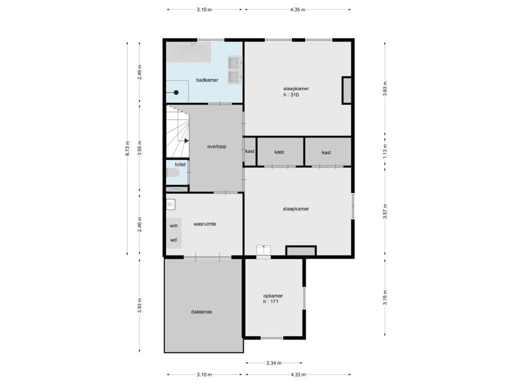 Bekijk plattegrond van verdieping van Ranonkelstraat 4-A