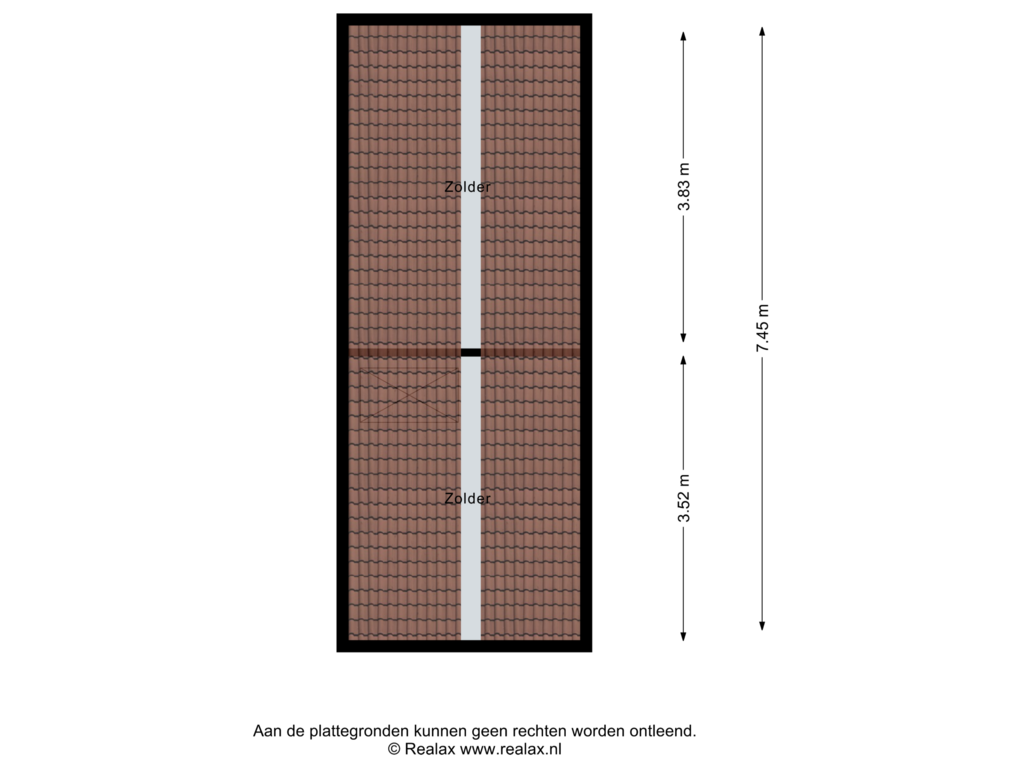 Bekijk plattegrond van Berging zolder van Eserstraat 17