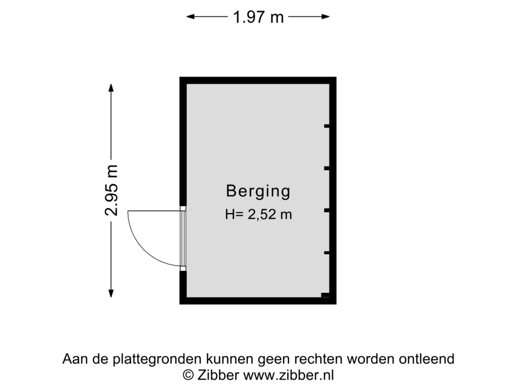 Bekijk plattegrond van Berging van Henri Polakstraat 31