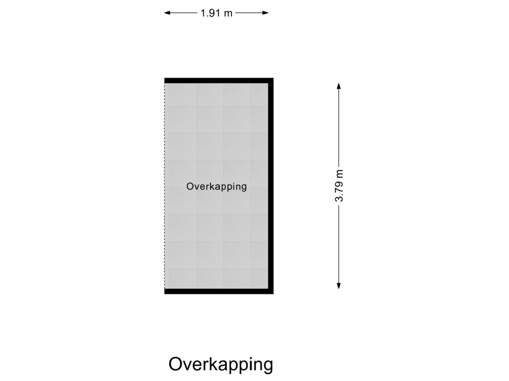 Bekijk plattegrond van Overkapping  van Lupine 6