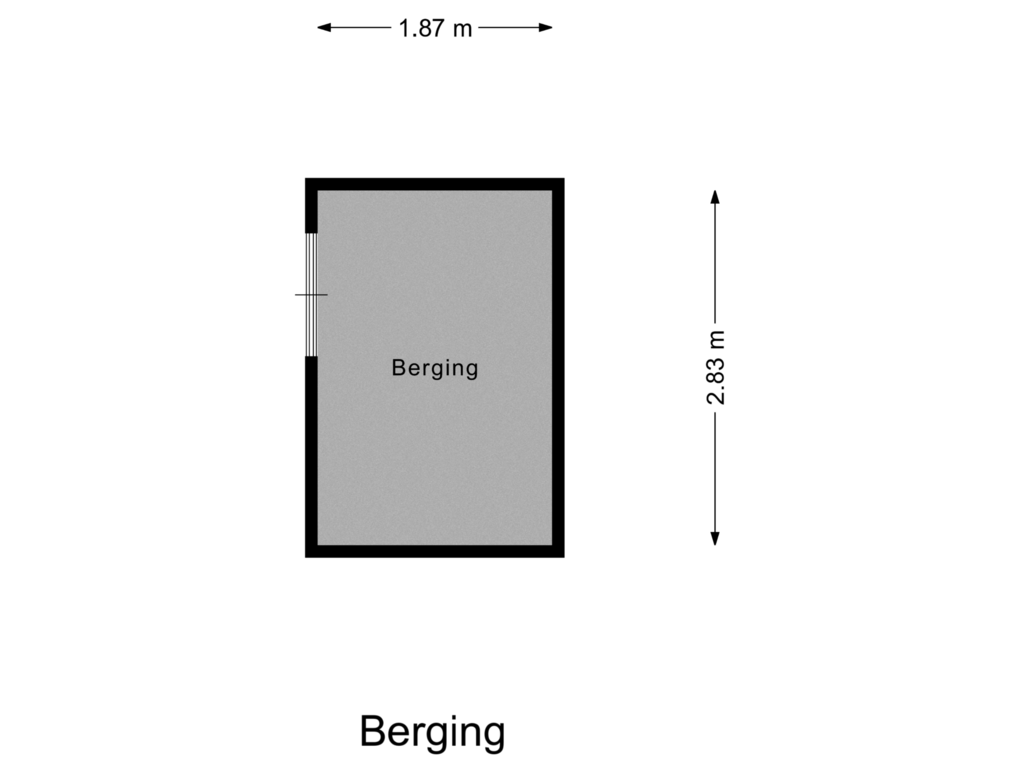 Bekijk plattegrond van Berging van Lupine 6