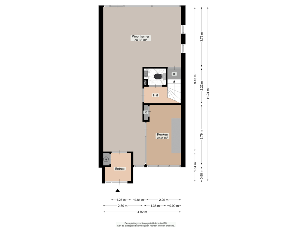 Bekijk plattegrond van Begane grond van Sloep 2