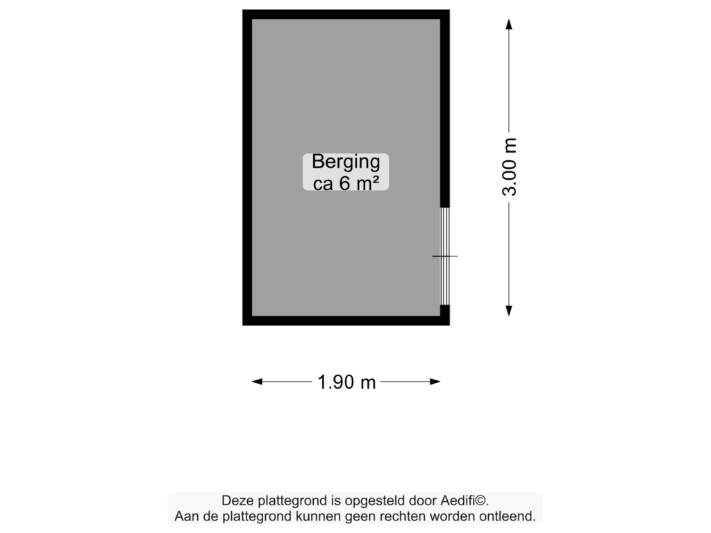 Bekijk plattegrond van Berging van Sloep 2