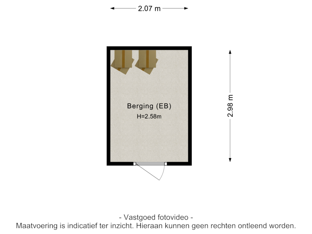 Bekijk plattegrond van Berging van Prins Willem-Alexanderpark 457