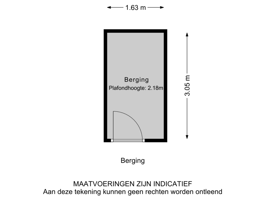 Bekijk plattegrond van Berging van Stationsplein 12