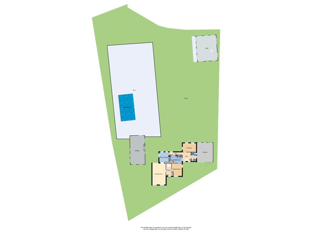 View floorplan of Situatie of Oudeweg 78