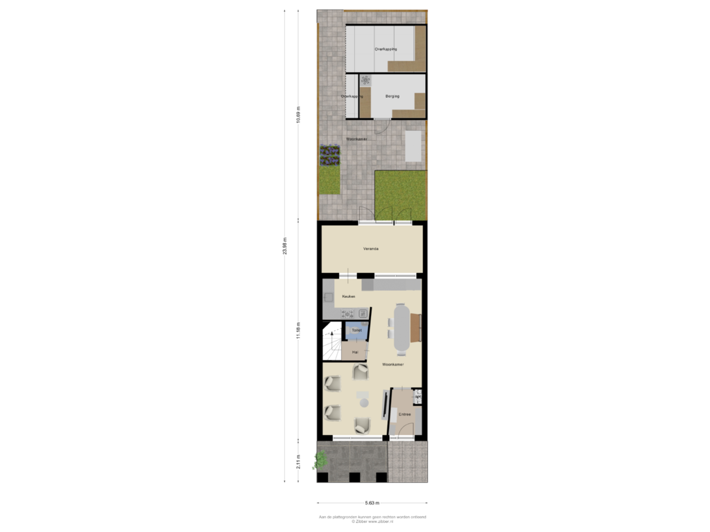 Bekijk plattegrond van Begane grond_ tuin van Heralaan 10