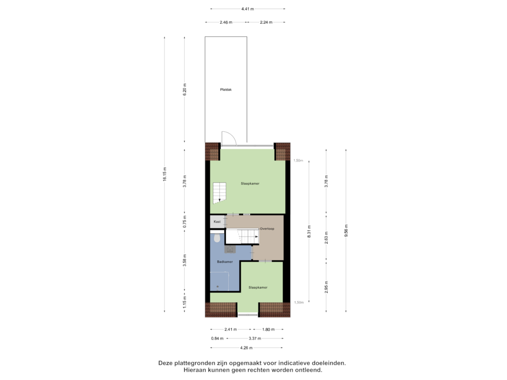 Bekijk plattegrond van Eerste Verdieping van Leidsestraat 35