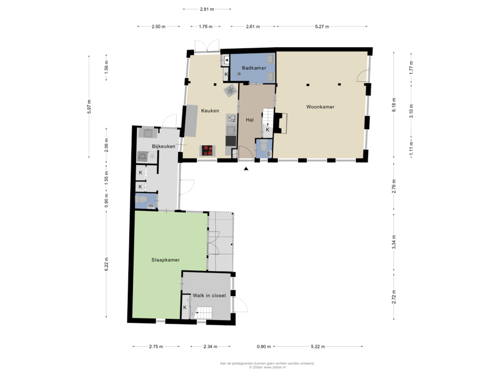 Bekijk plattegrond van Begane grond van Weefhuispad 1