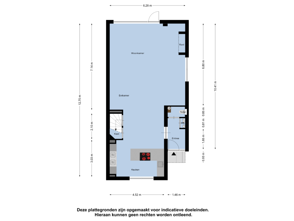 Bekijk plattegrond van Begane Grond van Gangeslaan 74