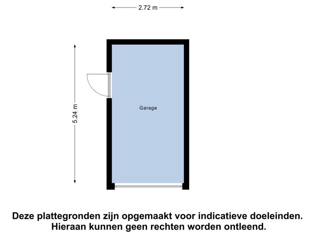 Bekijk plattegrond van Garage van Gangeslaan 74