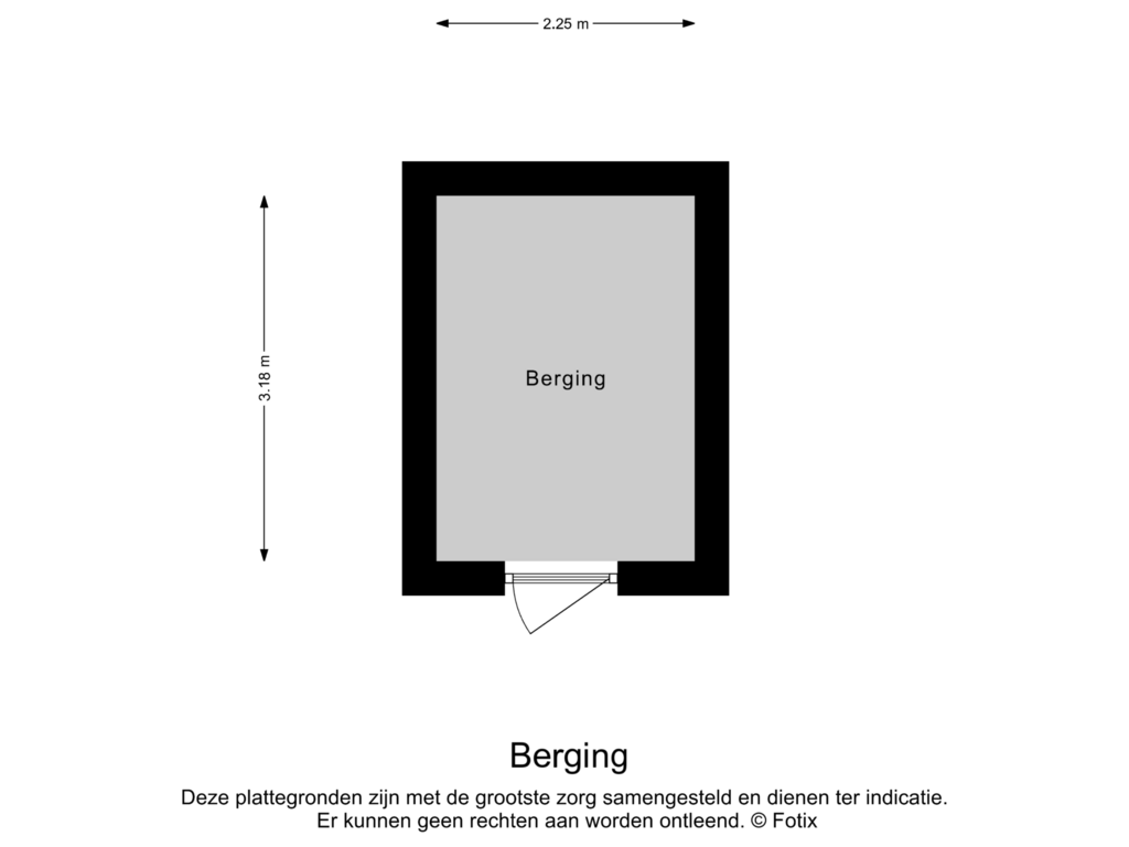 Bekijk plattegrond van Berging van Irenelaan 35