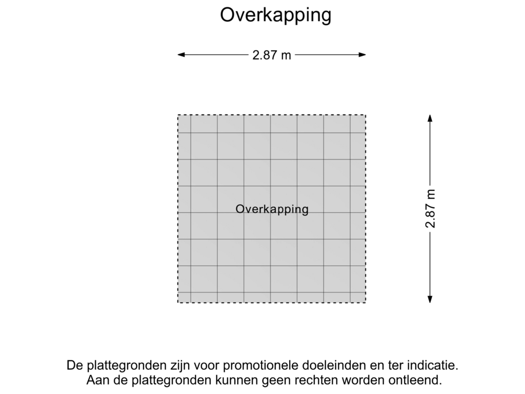 Bekijk plattegrond van Overkapping van Kendelweg 8