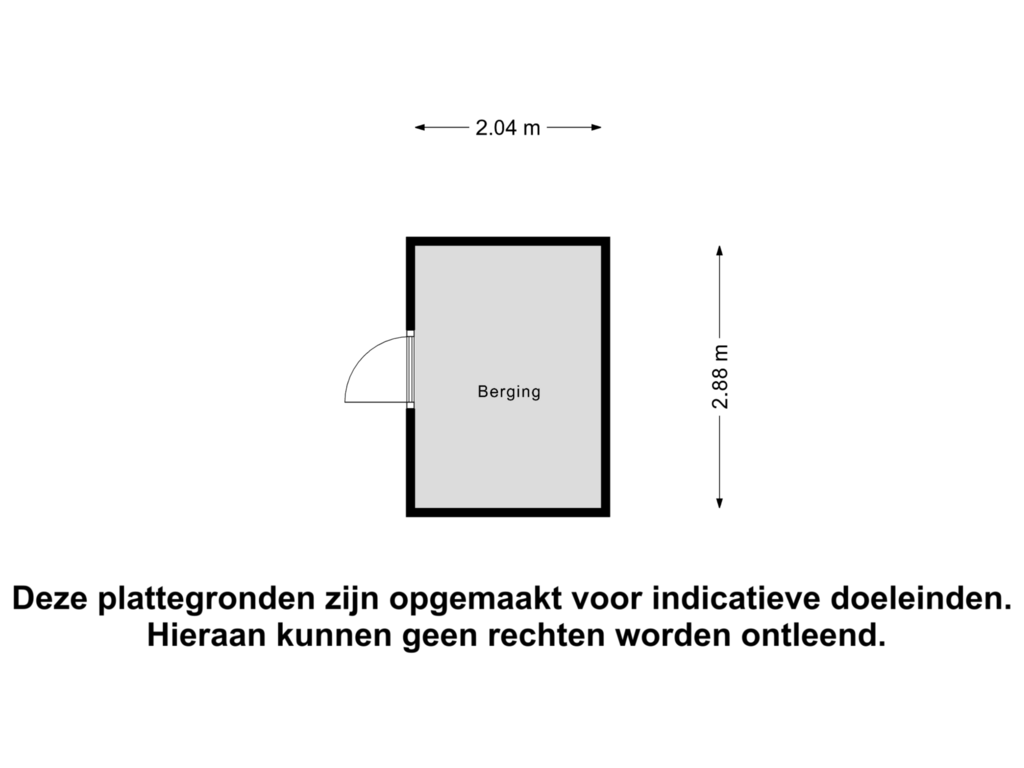 Bekijk plattegrond van Berging van Punter 78