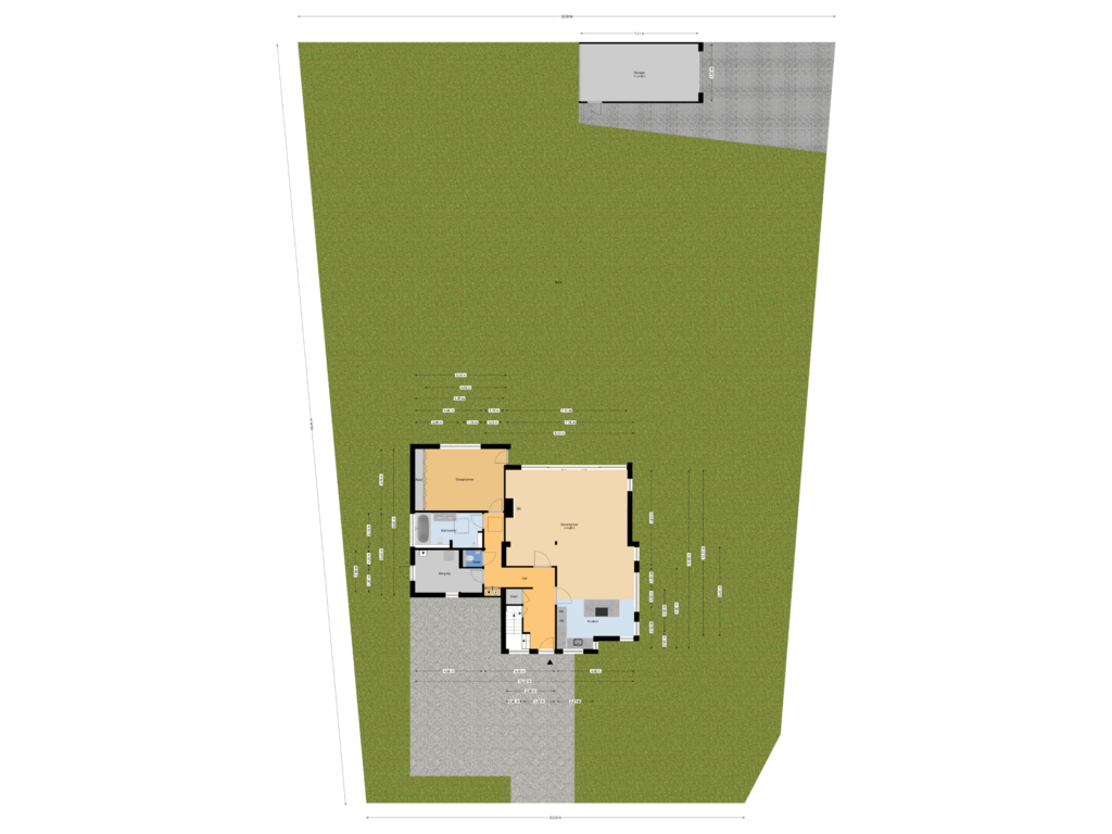 Bekijk plattegrond van Situatie van Parklaan 7