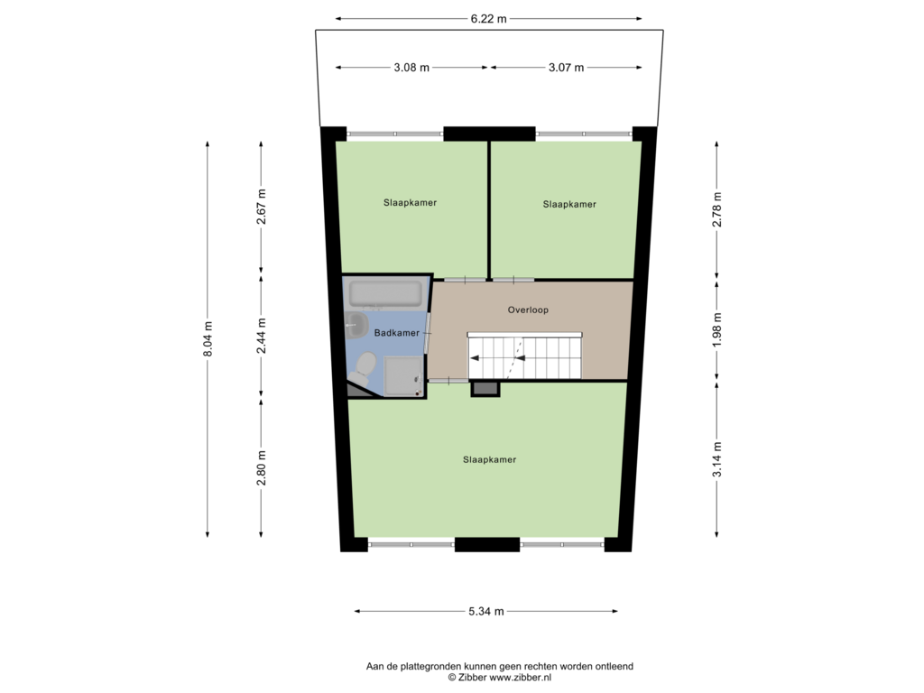 Bekijk plattegrond van Eerste Verdieping van Hans de Riesstraat 26