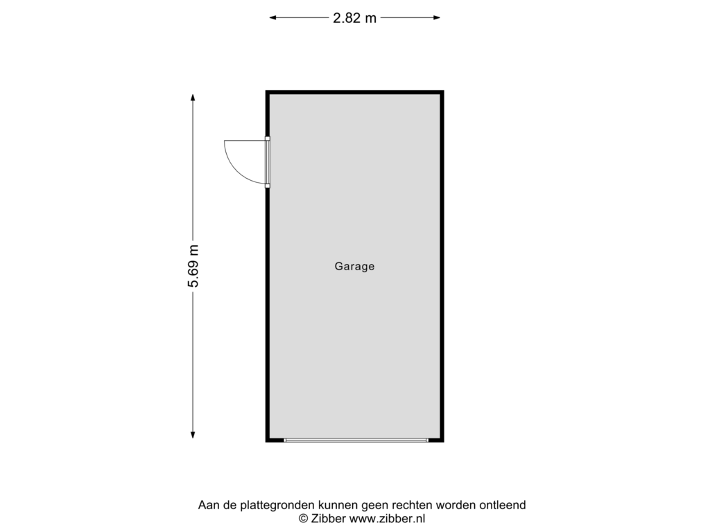 Bekijk plattegrond van Garage van Hans de Riesstraat 26