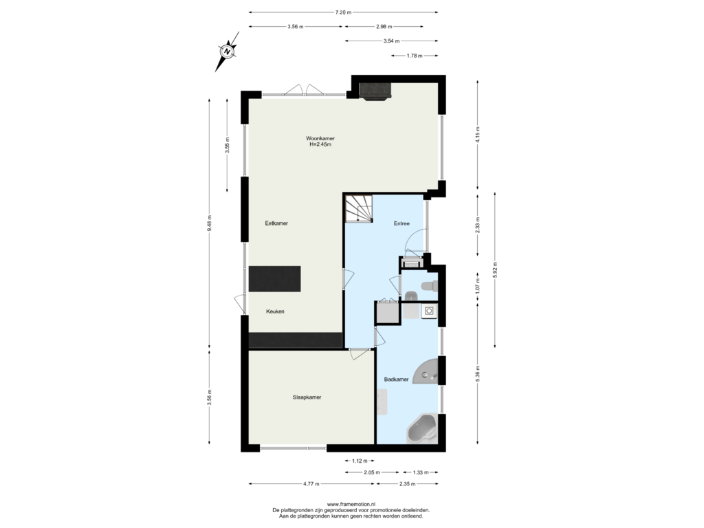 Bekijk plattegrond van Begane Grond van Groeneweg 11