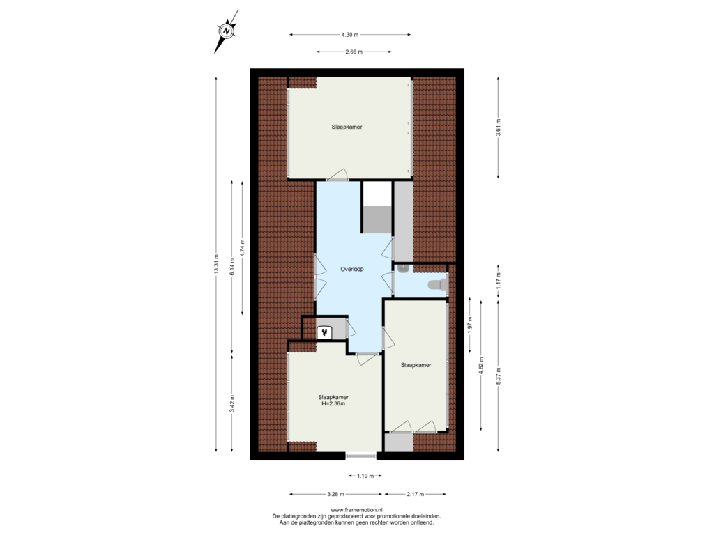 Bekijk plattegrond van Verdieping 1 van Groeneweg 11