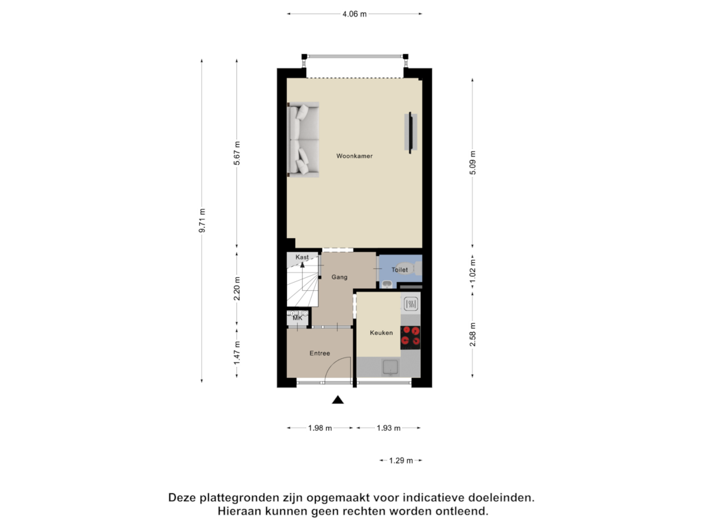 Bekijk plattegrond van Begane Grond van Langenhorst 321