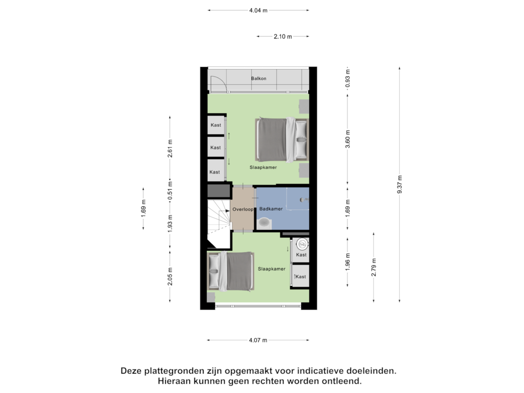 Bekijk plattegrond van Eerste Verdieping van Langenhorst 321