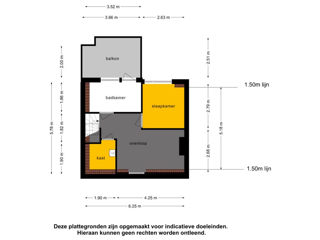 Bekijk plattegrond van 2e verdieping van Maaswijkstraat 40