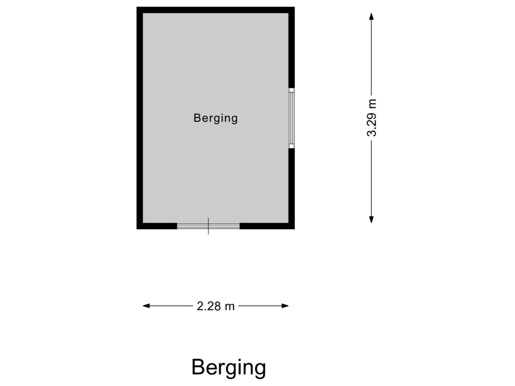 Bekijk plattegrond van Berging van Tichelaar 50