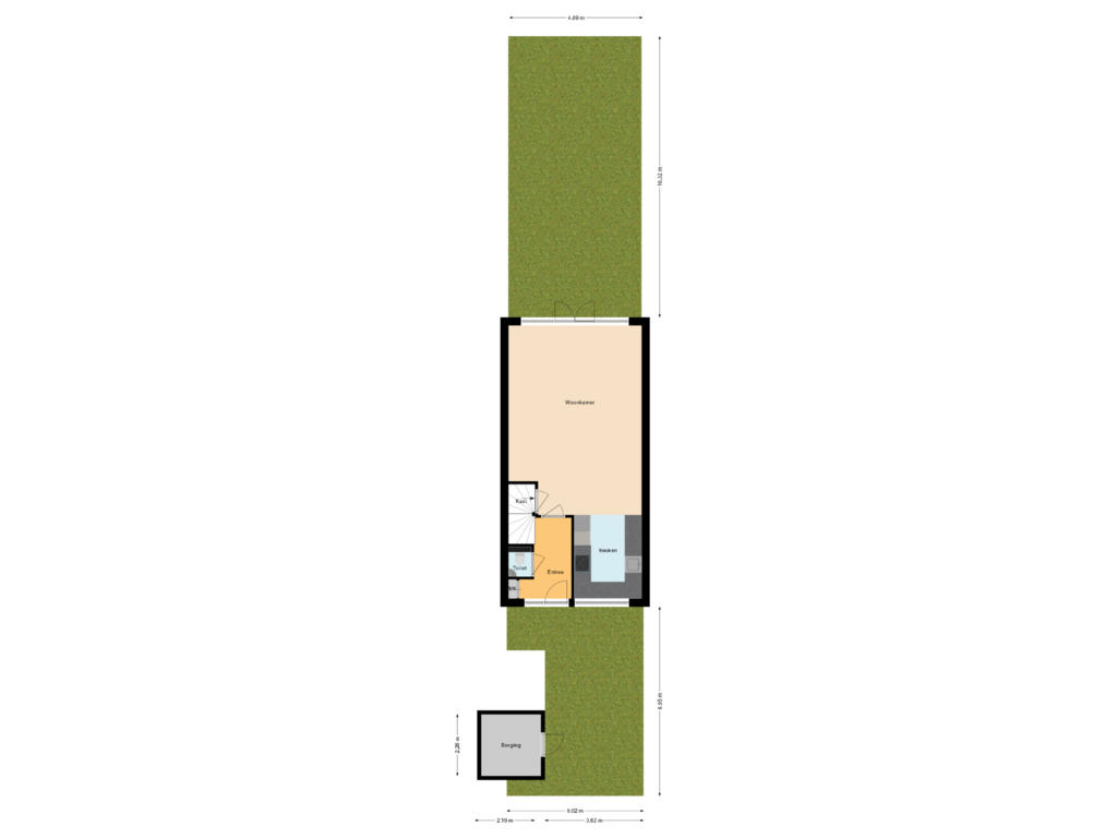 Bekijk plattegrond van Situatie van Tijmhof 8