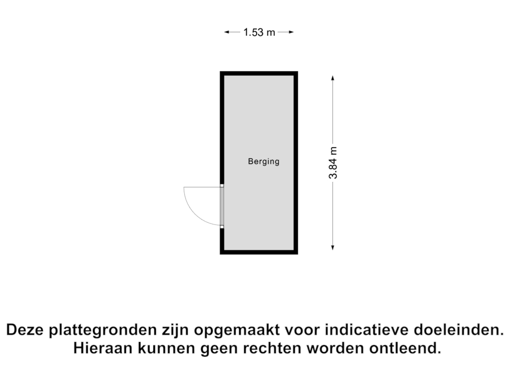 View floorplan of Berging of Rostandzijde 27