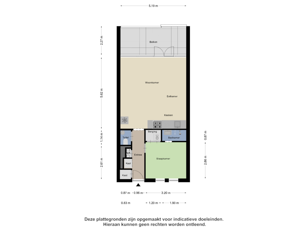 Bekijk plattegrond van Appartement van Paul Scholtenrode 84