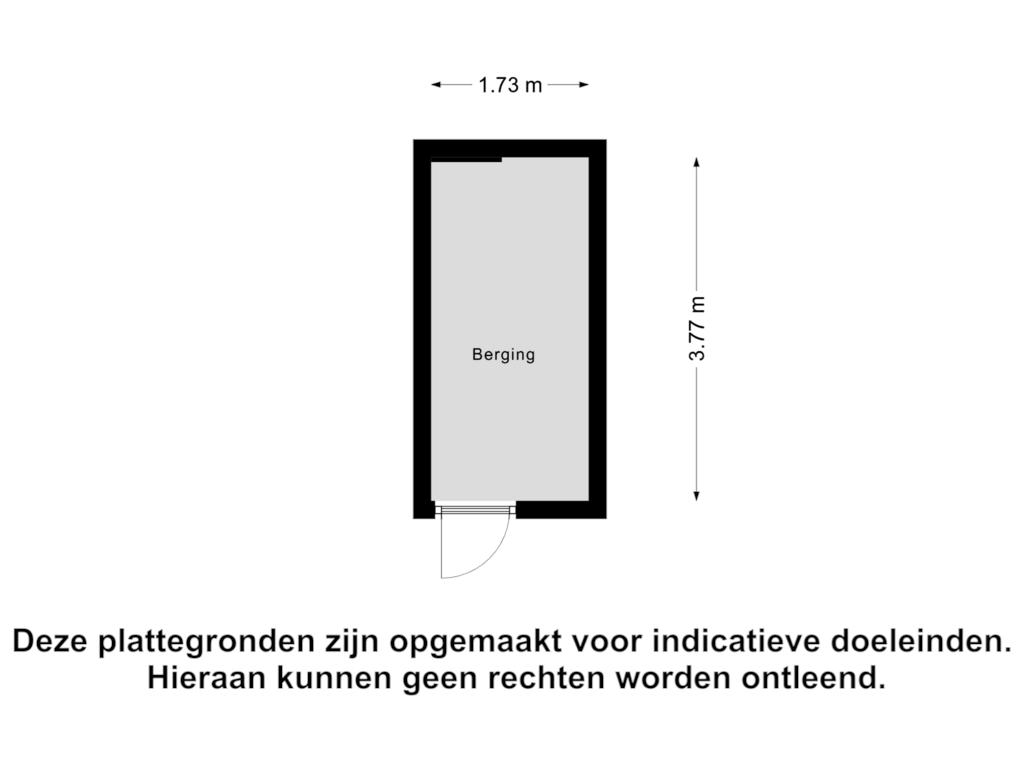 Bekijk plattegrond van Berging van Paul Scholtenrode 84