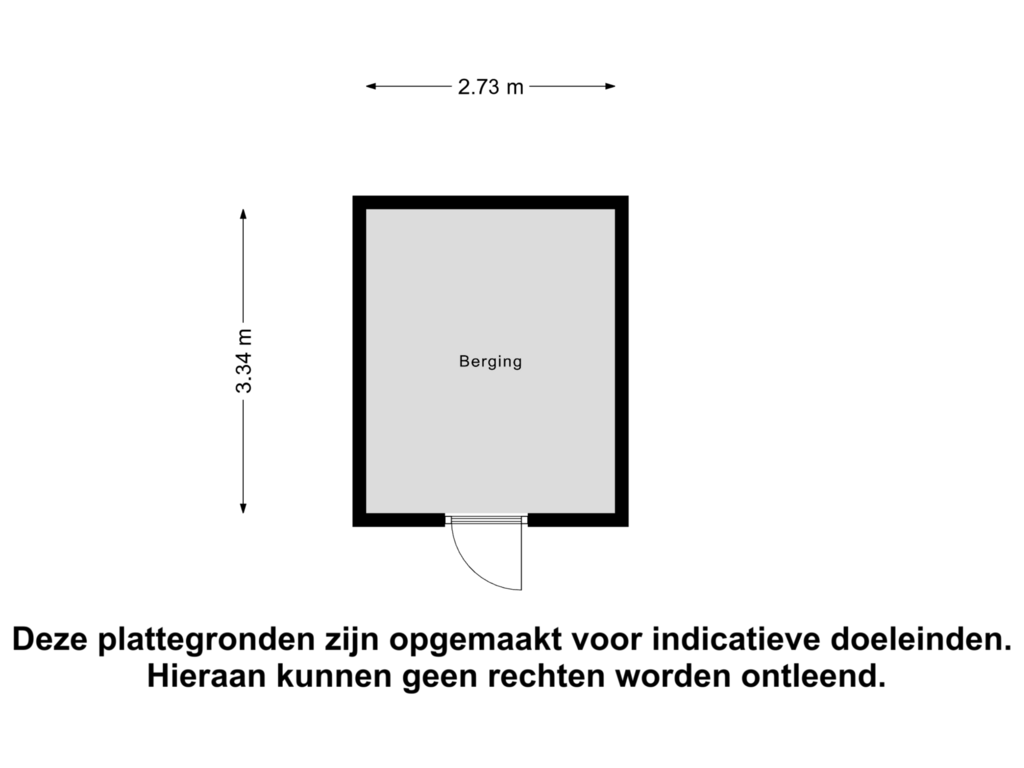 Bekijk plattegrond van Berging van Hopbellen 14