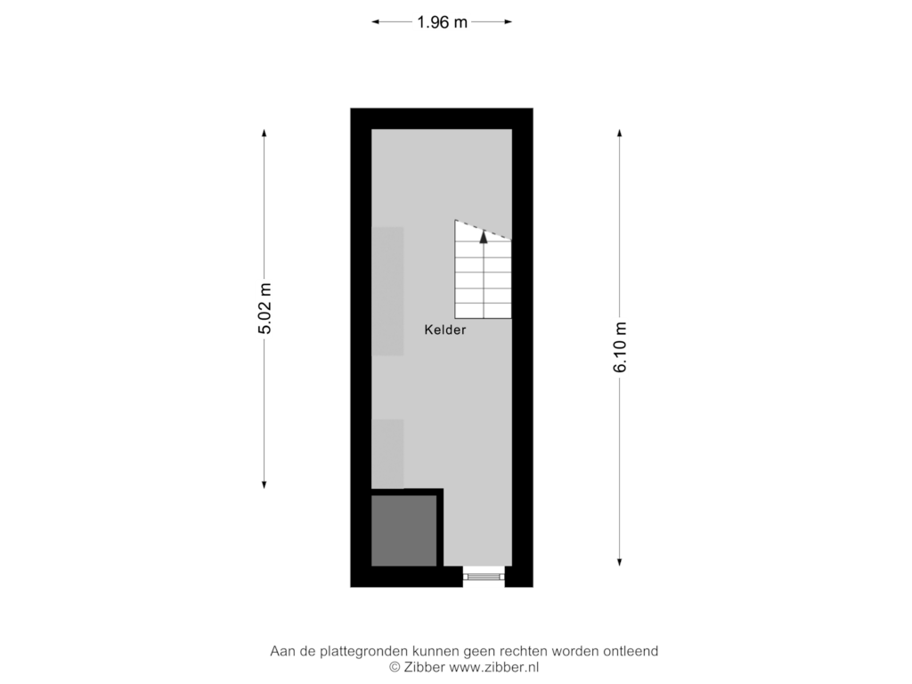 Bekijk plattegrond van Kelder van Spelbergsweg 17