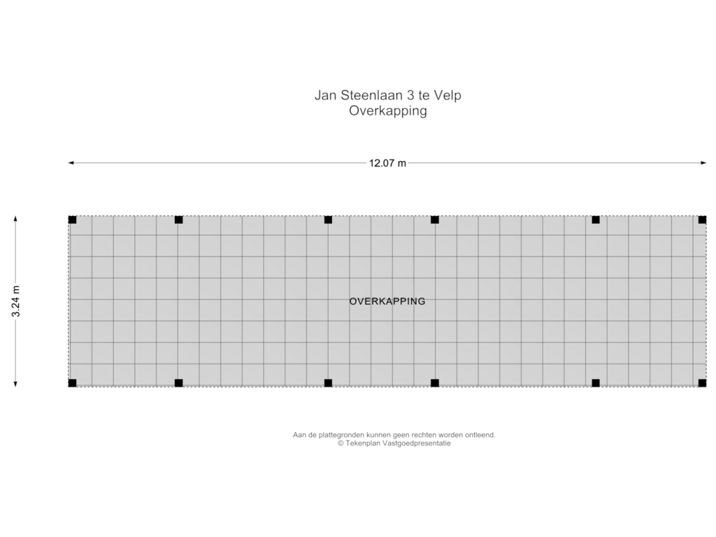 Bekijk plattegrond van Overkapping van Jan Steenlaan 3