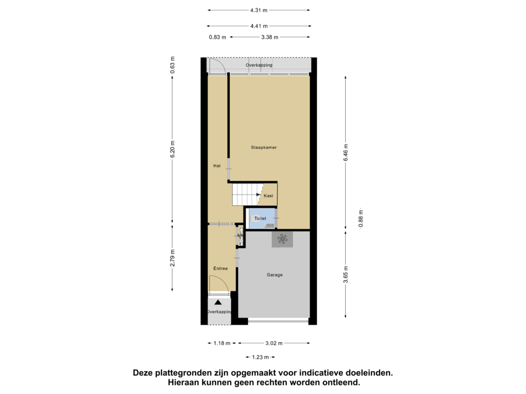 Bekijk plattegrond van Begane Grond van Arendshorst 5