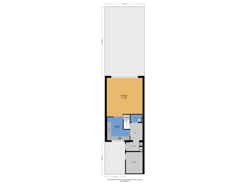 Bekijk plattegrond van Begane Grond Met Kavel van Keizerskroon 16