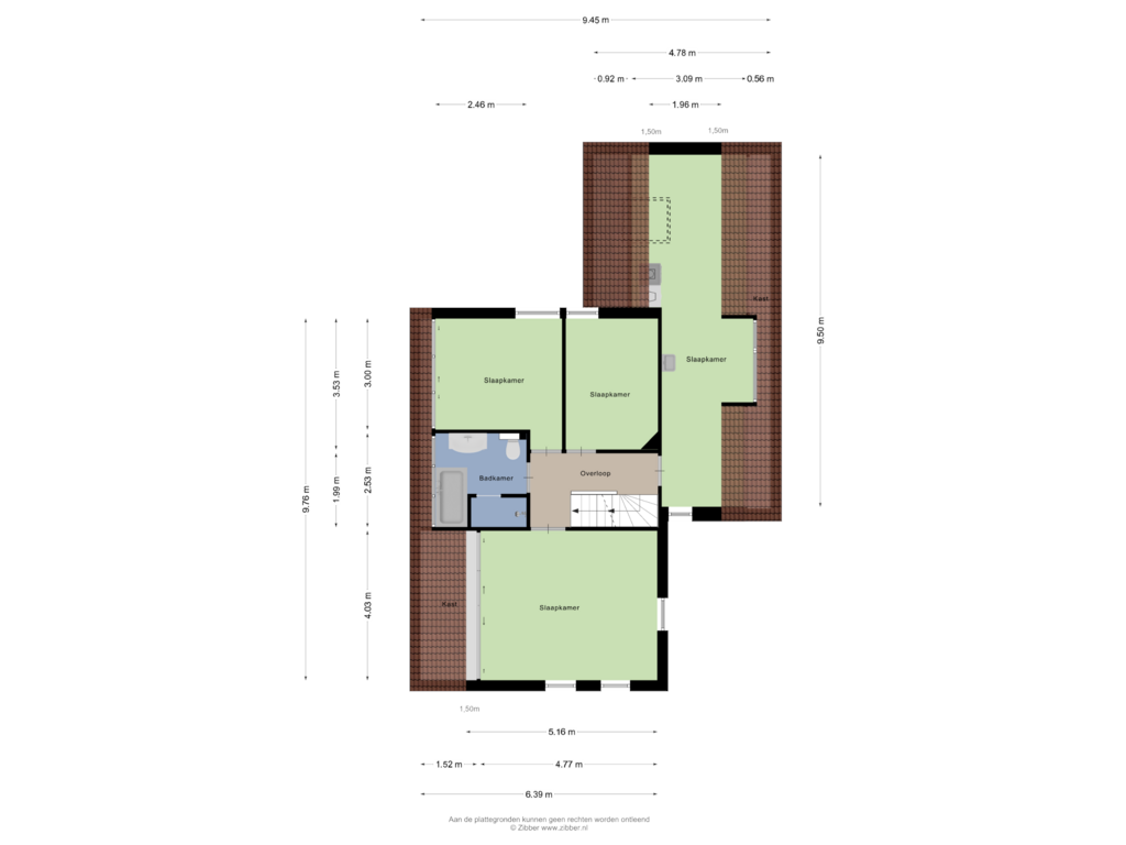 Bekijk plattegrond van Eerste Verdieping van Seinelaan 112