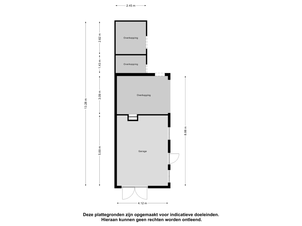 Bekijk plattegrond van Garage van Lokbossen 54