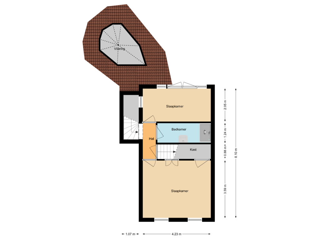 Bekijk plattegrond van Floor 1 (copy) van Koepoortsweg 1