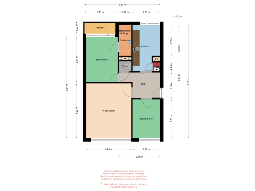 Bekijk plattegrond van Ruigoord 111 - 4e verdieping van Ruigoord 111