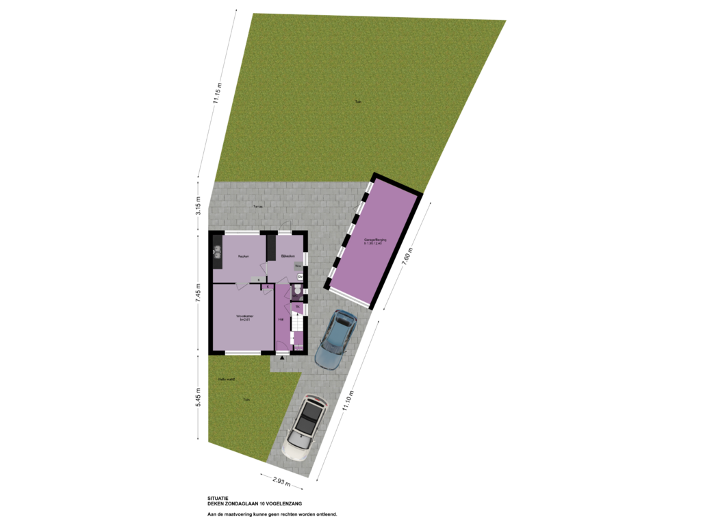 Bekijk plattegrond van Situatie van Deken Zondaglaan 10