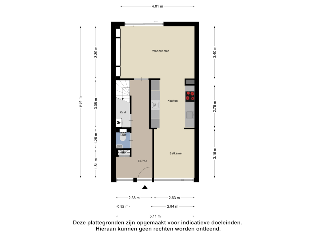 View floorplan of Begane Grond of Malta 111