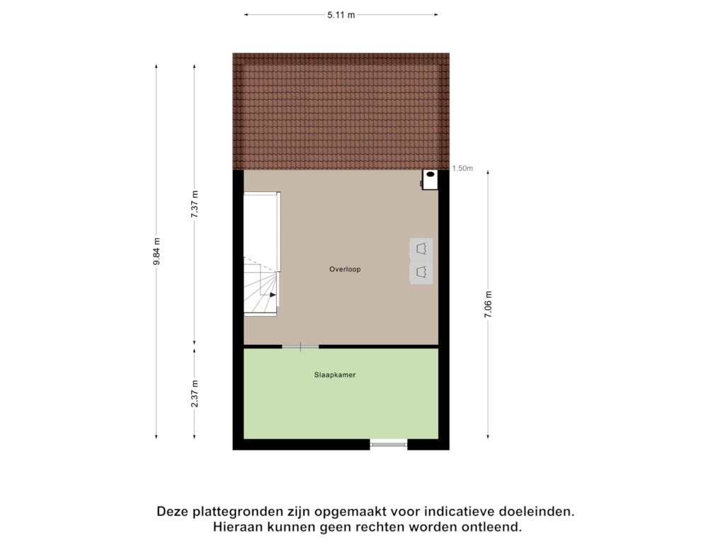 View floorplan of Tweede Verdieping of Malta 111