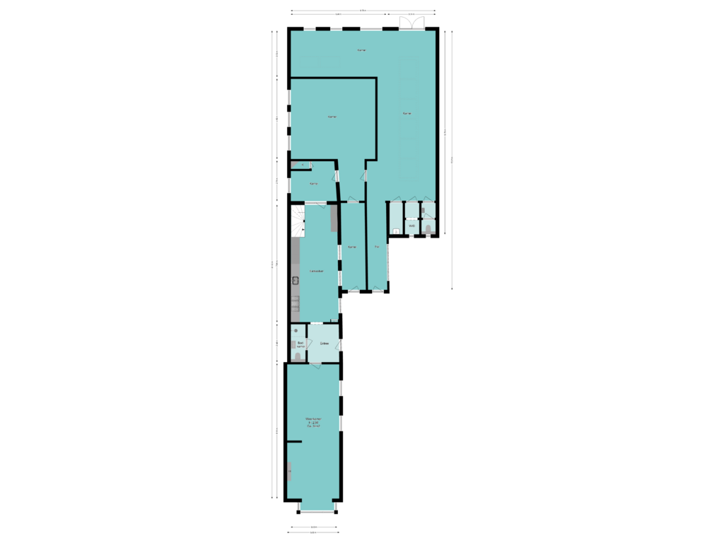 Bekijk plattegrond van Begane grond van Beresteinseweg 16