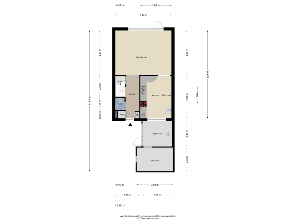 Bekijk plattegrond van Begane Grond van Jupiter 40