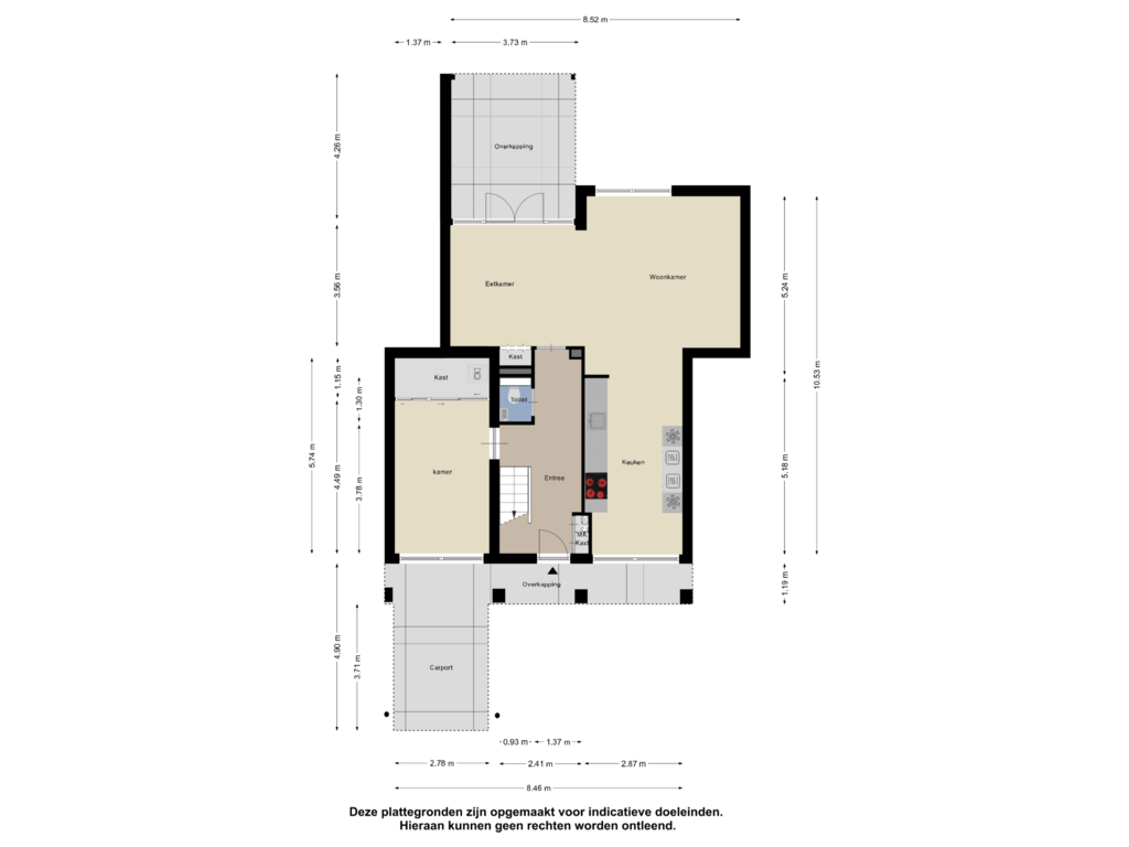 Bekijk plattegrond van Begane Grond van Steenbergenerf 3