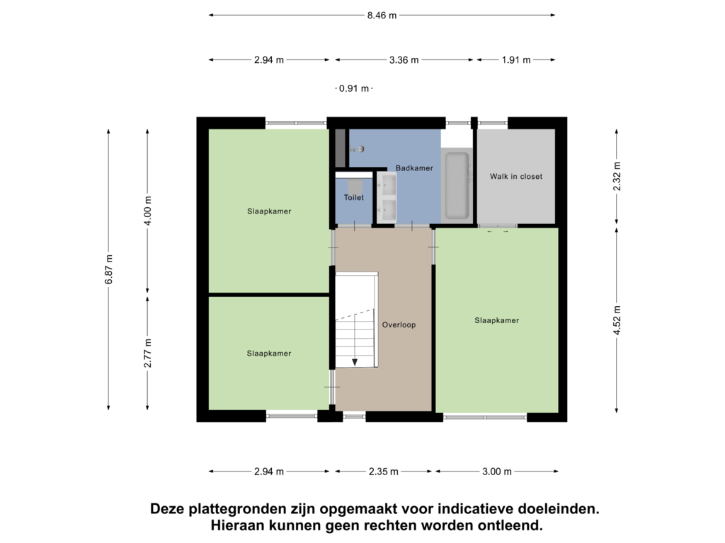 Bekijk plattegrond van Eerste Verdieping van Steenbergenerf 3