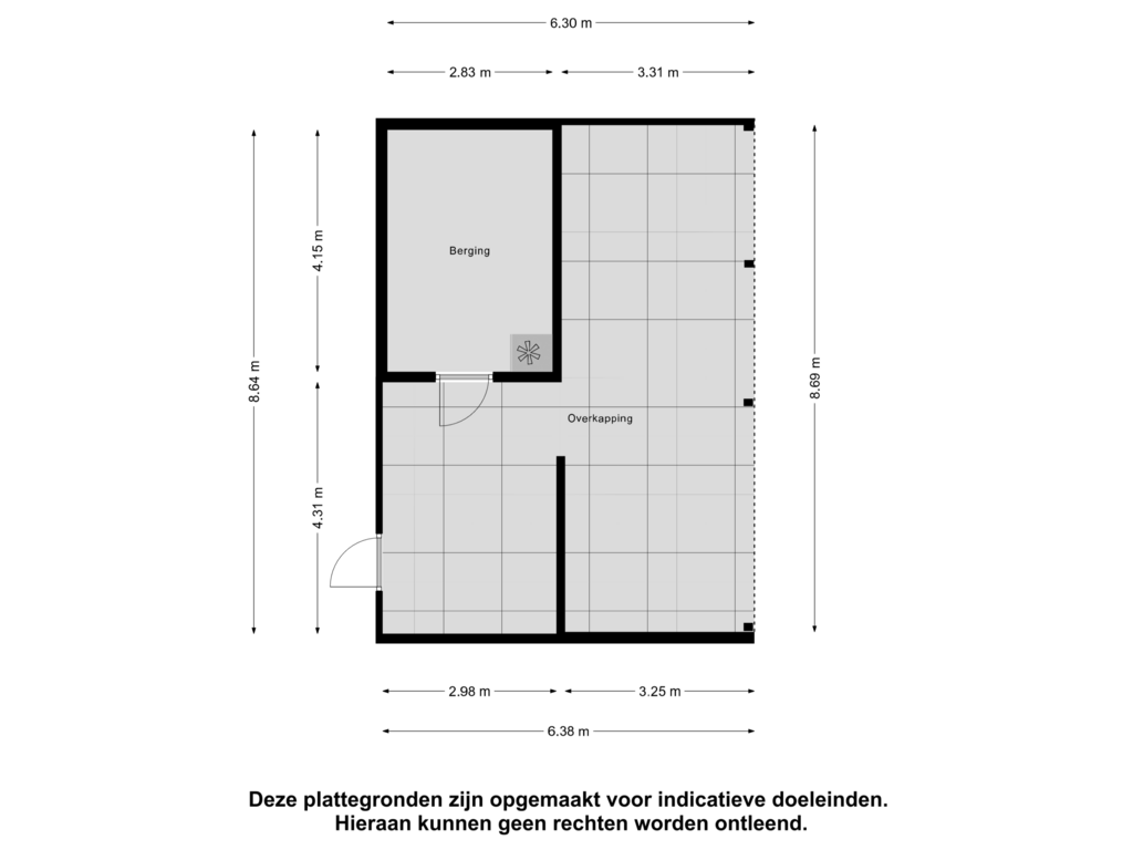 Bekijk plattegrond van Berging van Steenbergenerf 3