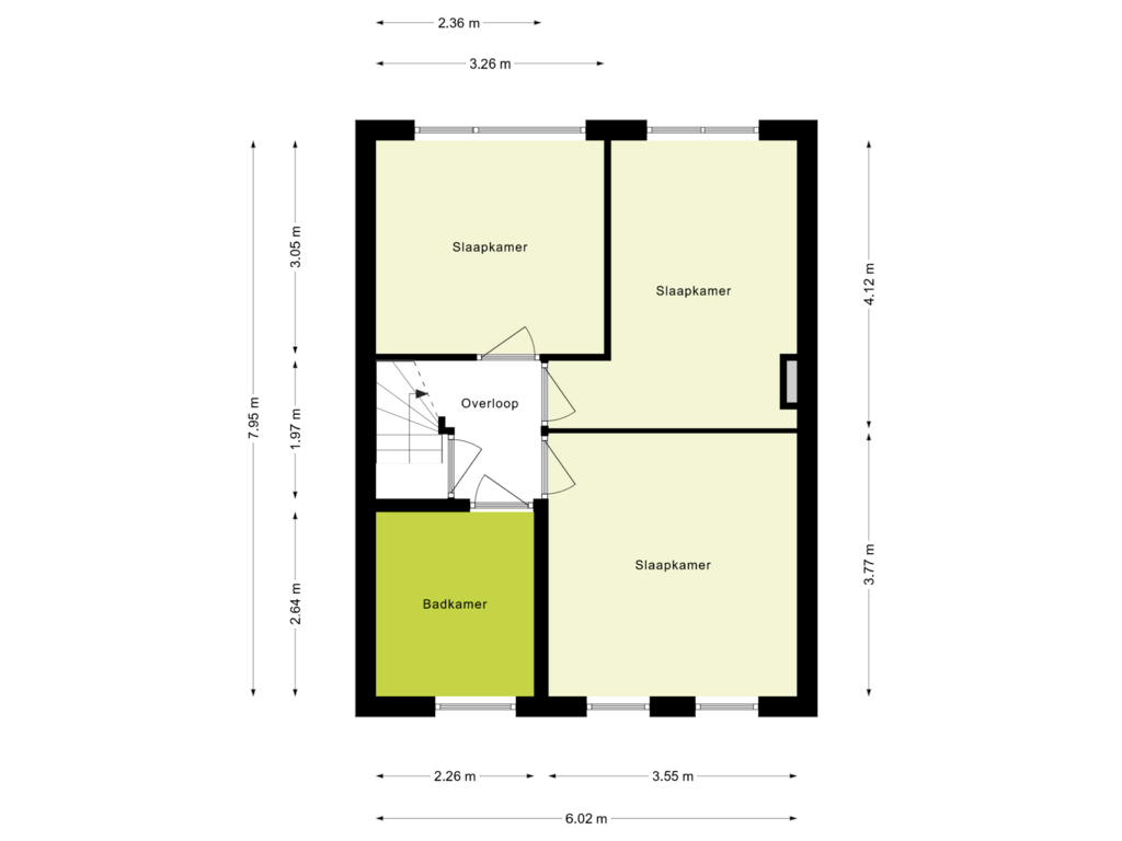 Bekijk plattegrond van 1e Verdieping van Grevengoedlaan 93