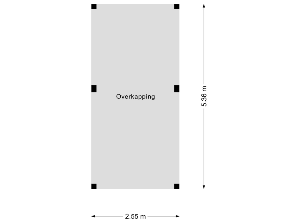 Bekijk plattegrond van Overkapping van Grevengoedlaan 93